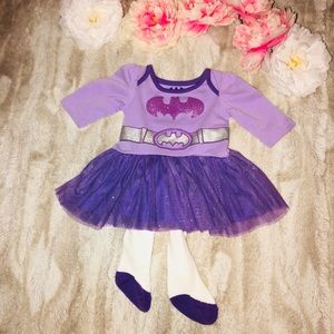 Halloween Batgirl baby 2pc set 0/3 months NWOT